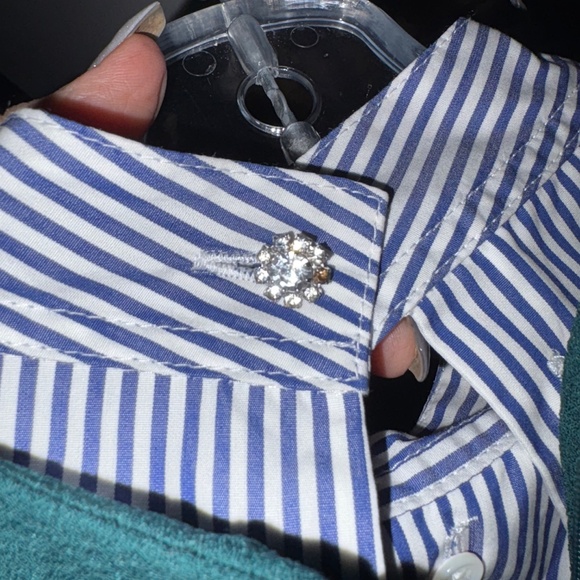 Sandro short green dress with collar - Picture 3 of 4